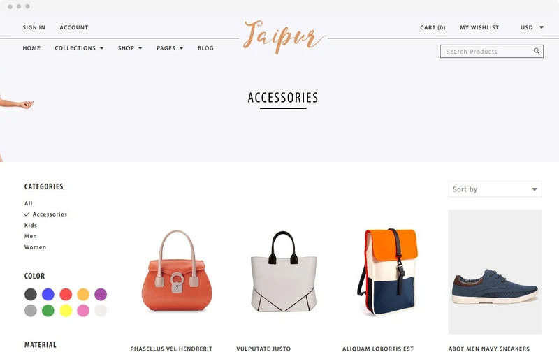 Beauty Shopify Theme - Jaipur