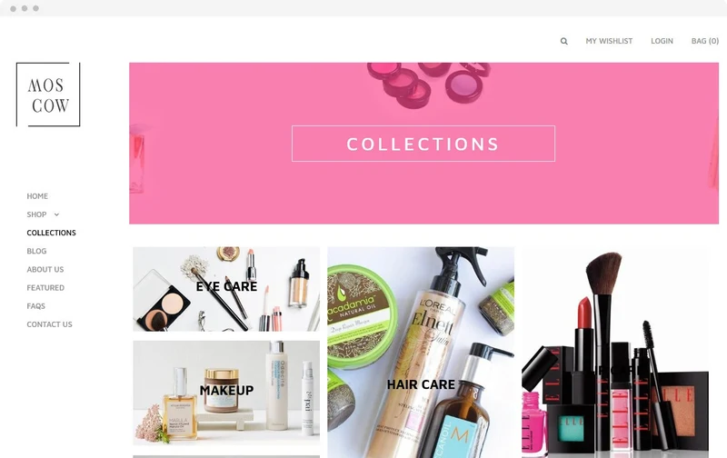 Beauty Store Moscow Shopify Theme