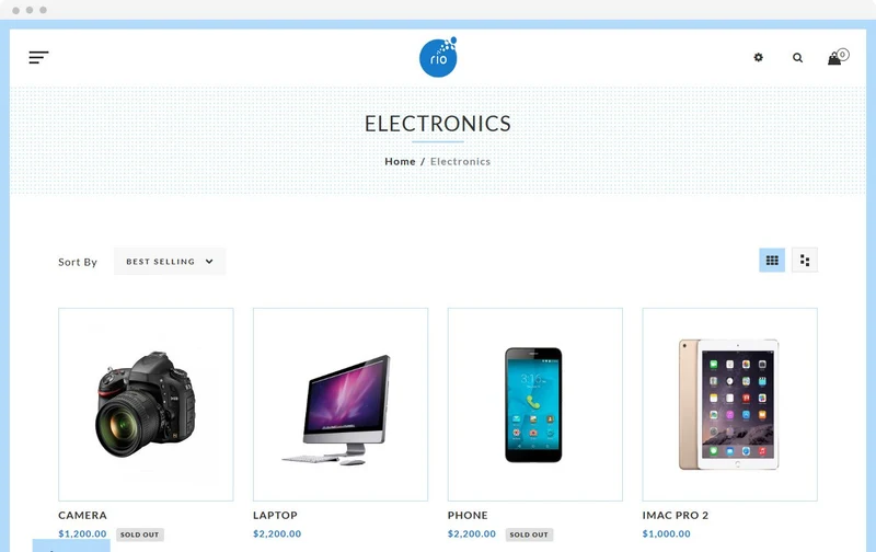 Women's Fashion Store Rio Shopify Theme