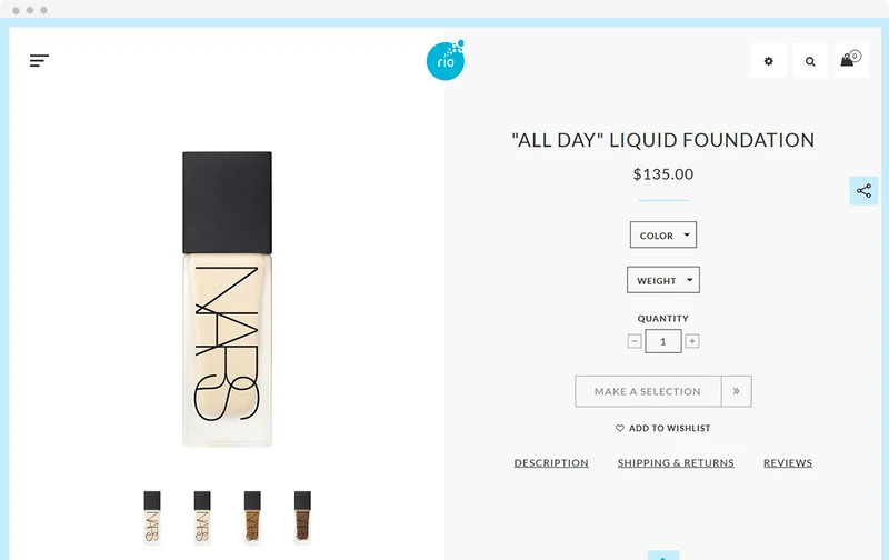 Women's Fashion Store Rio Shopify Theme