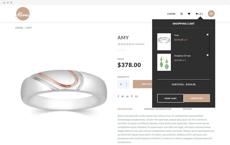 Miami Shopify Theme