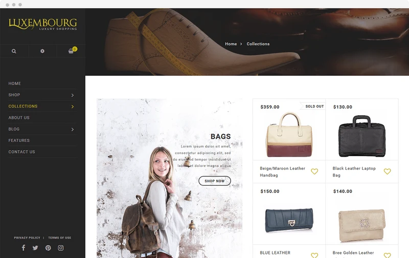 Luxembourg Shopify Theme - HulkApps